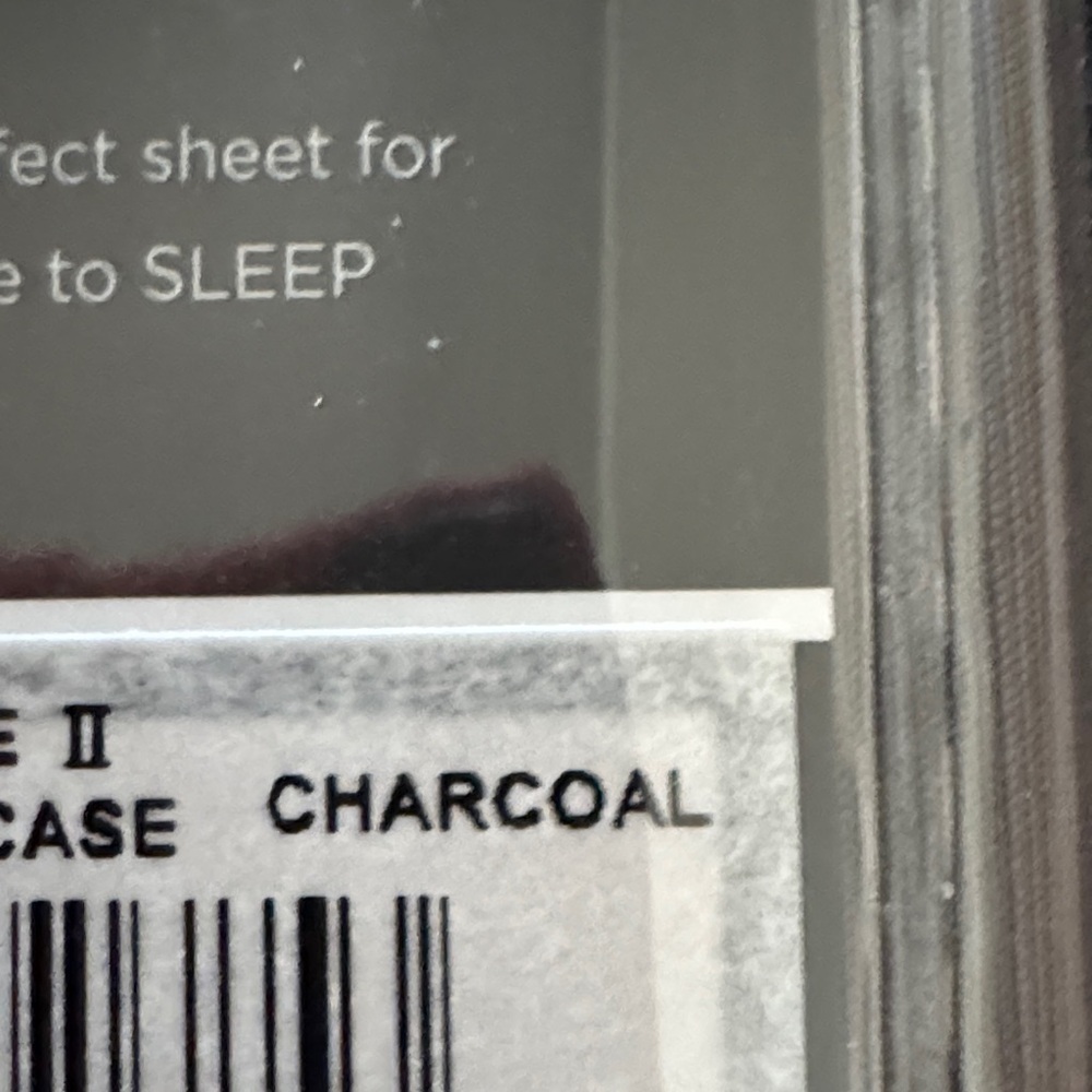 SHEEX Experience Standard Pillowcase Pair - Black NEW - Picture 4 of 4